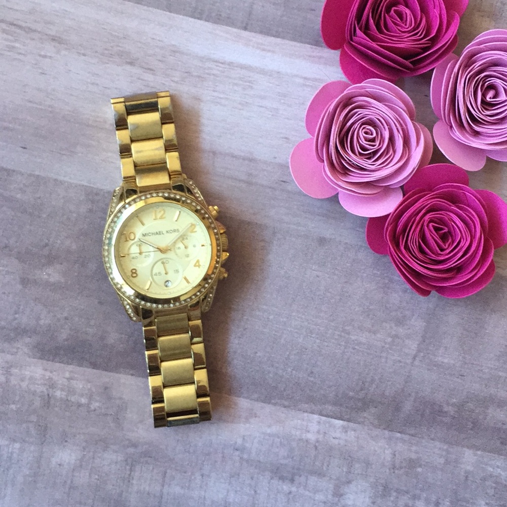 Gold Michael Kors Watch